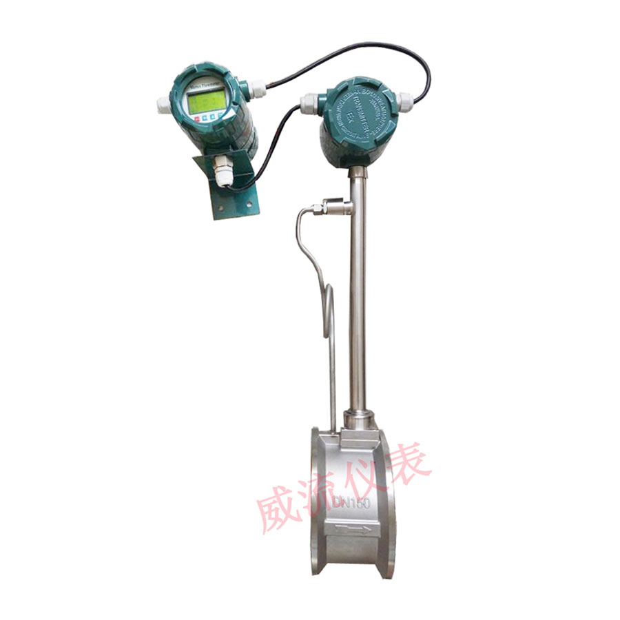 雙表頭，法蘭卡裝，中文顯示，渦街流量計